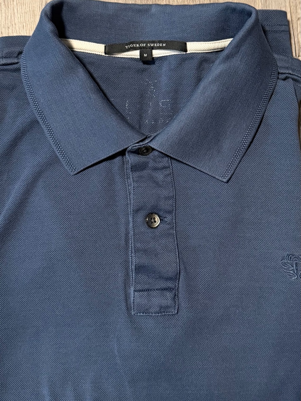 Tiger of Sweden Men's Blue Polo Shirt